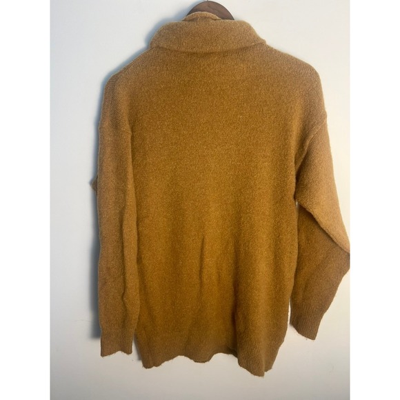 BP Wm XS Camel Brown Cozy Knit Turtleneck Sweater Dress - Picture 3 of 7